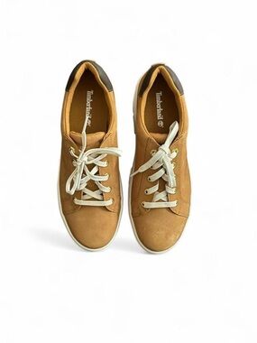 Timberland Wheat Nubuck Leather Platform Sneakers Women’s 10